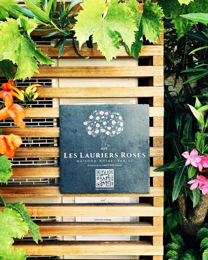 Les Lauriers Roses - Maison D'Hotes Barjac  Dış mekan fotoğraf